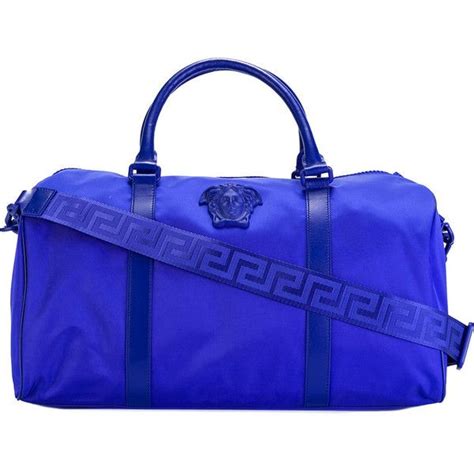 versace blue duffle bag for women|Versace duffle bags men's.